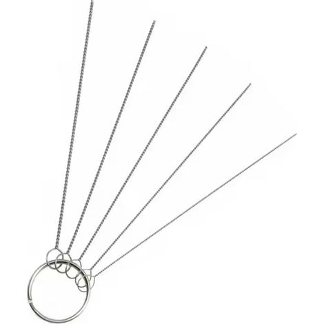 Ensemble de 10 brosses de nettoyage, brosse de nettoyage à aiguille en acier inoxydable, brosse de nettoyage pour carburateur, brosse de nettoyage pour pistolet à peinture