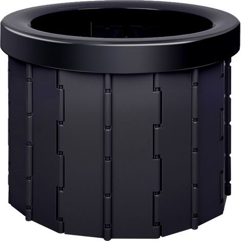 Toilettes de camping, toilettes portables, toilettes de camping extérieures, chaise de toilette pliable et mobile pour le camping, la randonnée, les voyages, les embouteillages (1/5)