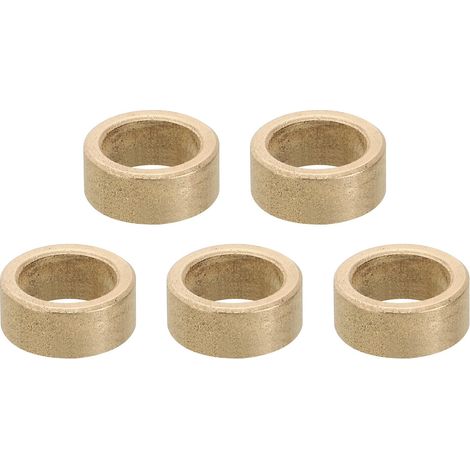 5 Pièces Entretoises en Laiton M10 10 mm ID x 14 mm OD x 6 mm L (1/5)
