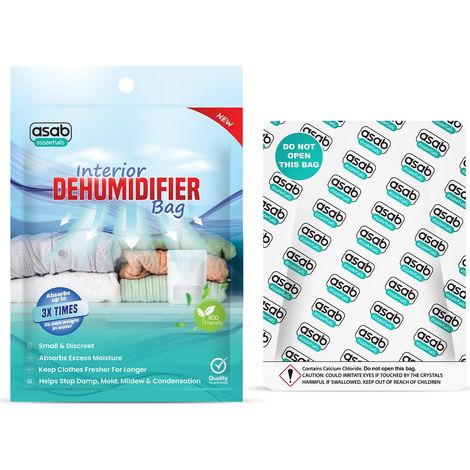 1 x ASAB Standing Interior Dehumidifier Bag 500ml