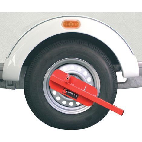 Parkkralle - Double Lock "Compact" SCM - Diebstahlsicherung für PKW und Anhänger (1/2)