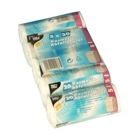 Sacs poubelle, LDPE 5 l 44 cm x 36 cm blanc