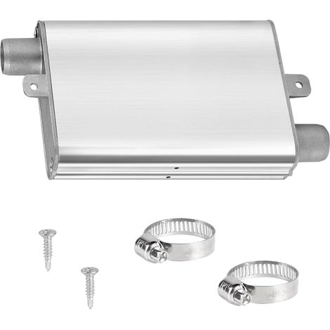 24 mm Abgasschlauch Schalldämpfer,Chauffage Silencieux D'échappement  Silencieux d'echappement, Tuyau d’échappement en alliage d’aluminium,pour Tuyau D'échappement de Chauffage Diesel (1/5)