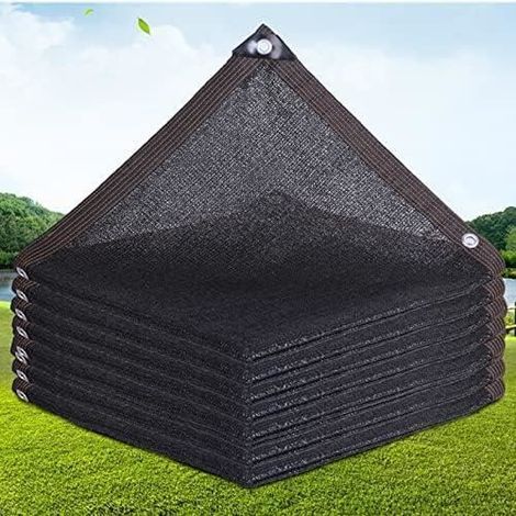 90% UV shade cloth, durable for pergolas, greenhouses, and sun protection, 3 x 8 m.