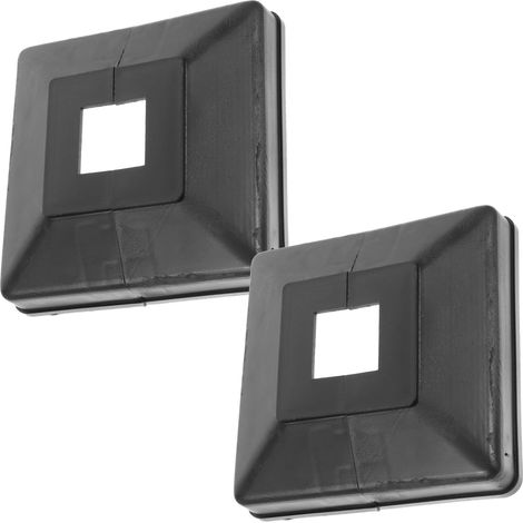 Lot de 2 protections pieds poteau fendu en plastique (1/5)