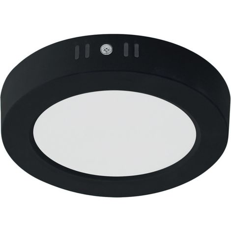 Plafonnier LED rond 24W 2270 lm noir – 3 couleurs réglables 3000K-6500K – MILENA – HOROZ (1/5)