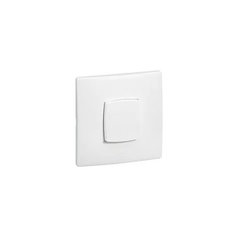 Legrand Neptune 091300 Zweiwegeschalter Weiß kompletter Träger + Platte + Mechanismus + Finger