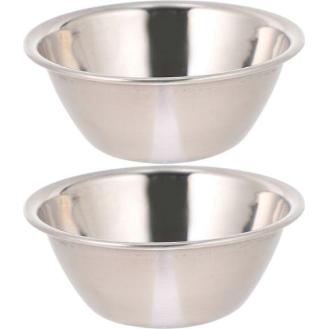 Ensemble de 10 pièces comprenant un bol et une soucoupe de rangement en acier inoxydable argenté, avec solution d'iode. (1/5)