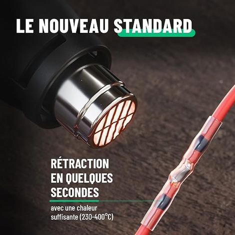 Set de cosse thermoretractable soudure avec gaine (1/3)