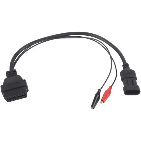 DEESSE SHOP-3Pin à OBD2 16Pin Adaptateur Câble Professionnel Auto Voiture Diagnostic Connecteur En Plastique Métal Diagnostic Connecteur Cordon Fit pour Alfa Lancia. (1/5)