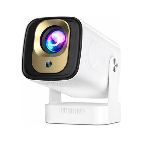 Miniproyector con WiFi 6, Bluetooth 5.4 y soporte 4K - Cine en casa - Proyector inteligente 1080P negro (1/5)