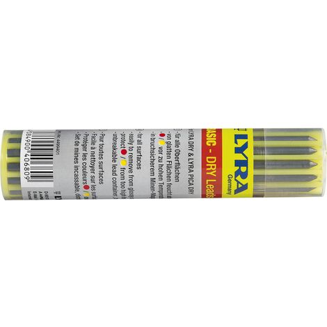 LYRA Ersatzminen-Set graphit z. Tieflochmarker Lyra Dry Profi LED Inhalt 12 Stück