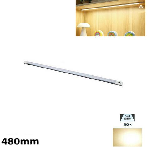 LED-KÜCHENSCHRANKLEUCHTE MIT NATÜRLICHEM LICHT, BEWEGUNGSSENSOR, WIEDERAUFLADBAR, 48 CM