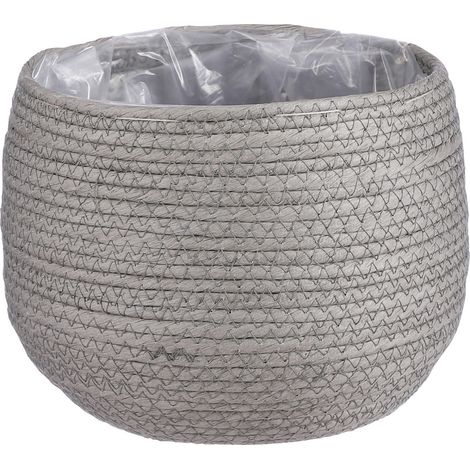 Mica Übertopf Korb Jorck Ø 22 x 19 cm grau Topf