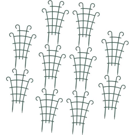 Lot de 10 petits treillis pour plantes grimpantes (1/5)