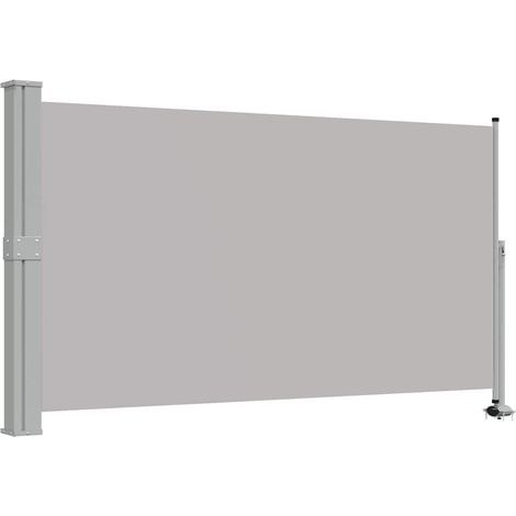 Maison Exclusive - Ausziehbare Seitenmarkise 140x300 cm Grau