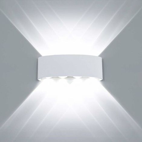 Moderne LED Plafonnier Étanche En Aluminium Applique Murale Rondelle Lumière Intérieur Extérieur Couloir Couloir Couloir 8w Blanc
