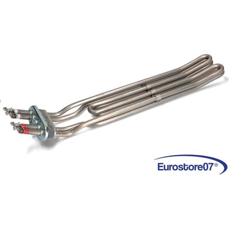 RESISTENZA LAVATRICE 2x3000W UNIVERSALE CON BORDO VASCA 365x285mm PROFESSIONALE (1/4)