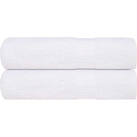 FROGN Badetücher, 2er-Set, weiß, 70 x 140 cm, 360 g/m² (1/5)