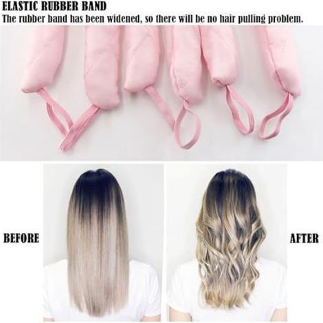 Boucle Sans Chaleur, Octopus Heatless Hair Curlers, Conception de Poulpe, Bigoudis Cheveux Long, Rouleau à Cheveux Curling Rod H (1/5)
