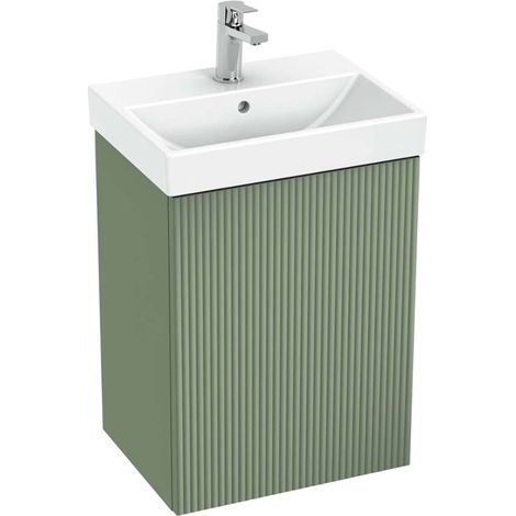 Jika Cubito Style - Waschbeckenunterschrank, 43x57x33 cm, 1 Tür, Mintgrün H40J4451023541 (1/2)