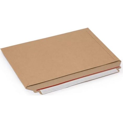 50 pochettes cartonnées fermeture adhésive - 33,4 x 23,4 cm