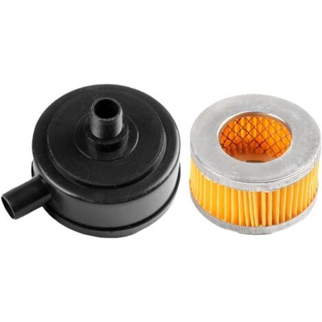 Filtro silenciador de compresor de aire, filtro de entrada de aire de Metall, filtro de aire de 20 mm, juego de Zubehör für bomba (1/5)