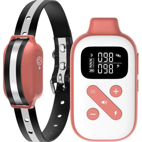 Collier de dressage pour chien avec télécommande 1000 m – Étanche IP67 – 3 modes de stimulation – Ajustable pour chiens de 10 à 27 pouces