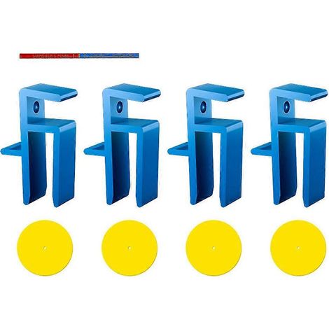 Gabarits de menuiserie et d'ébénisterie pour la fabrication de mastics de traçage, lot de 4 (1/5)