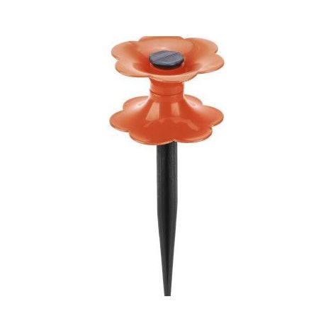 Piquets De Support De Guide De Tuyau D'Arrosage, Lot De 3 Clous De Guidage De Tuyau, Outil De Protection Des Plantes Pour La Protection Des Plantes, Patio, Jardin- orange + noir (1/5)