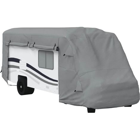Housses de camping-car gris 660x235x275 cm tissu non tissé