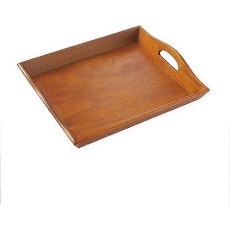Plateau alimentaire en palette de bois, plateau à thé en bois, palette de bois avec poignée (1/5)