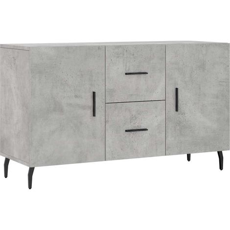 Maison Exclusive - Buffet gris béton 100x36x60 cm bois d'ingénierie (1/5)