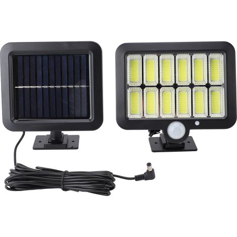 Ortviai Lampes solaires extérieures étanches 1200 mAh, design séparé pour jardin, cour, garage et clôture (1/5)