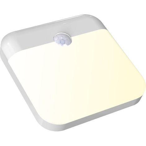 Veilleuse LED avec détecteur de présence, deux couleurs réglables, lampe créative à transporter pour couloir ou chambre d'étudiant. (1/5)