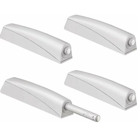Loqueteau pour meuble　Push to Open Aimant Porte Placard Jiayi 4 Pièces Loquet Magnetique Push Open Poussoir Placard Fermeture Magnétiques pour Armoire Systeme Push to Open Amortisseur Tiroir (1/5)