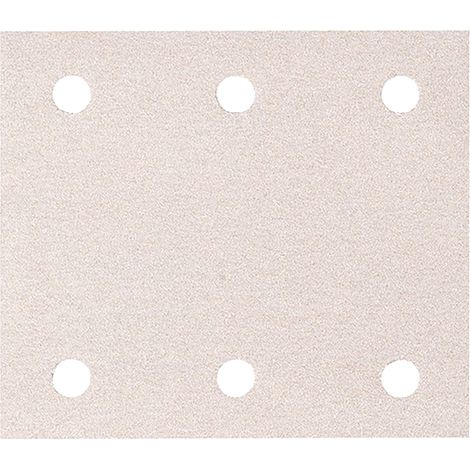 Lija Makita 114 x 102 mm, K240, 50 uds. 114 x 102 mm - K240 - 50 uds. - 6 agujeros - Pinturas / colores