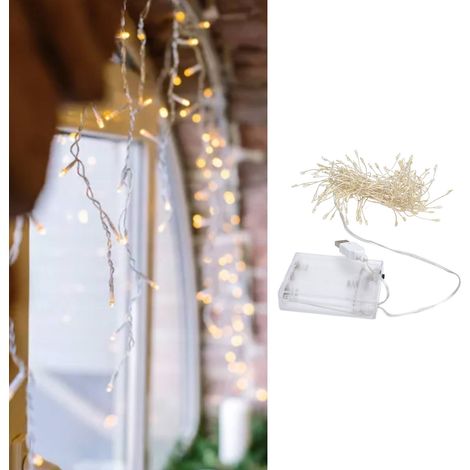 Guirlande lumineuse à 200 LED en fil de cuivre, guirlande lumineuse décorative multifonctionnelle et étanche USB pour les fêtes, les chambres et les anniversaires, alimentée par USB ou par batterie. (1/5)