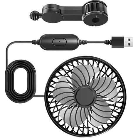 Ventilateur USB pour Passager du Siège Arrière Appuie-Tête (1/5)