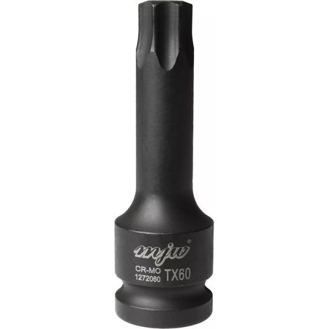 MJW 1/2" langer TORX TX60 Schaft-Schlag-Steckschlüsseleinsatz