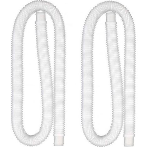 Ersatzrohr für Schwimmbecken - 1,25 Zoll - Kompatibel mit Intex-Pumpe - Weiß