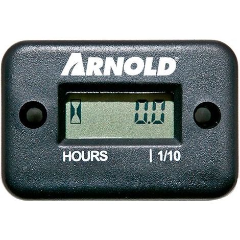 Schwarzer Betriebsstundenzähler ARNOLD