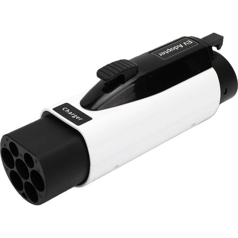 EV Type 2 to Type 1 32A Adapter with Anti-Drop Clip for EV Charger Connector J1772, Compact Plug-in Design (1/5)