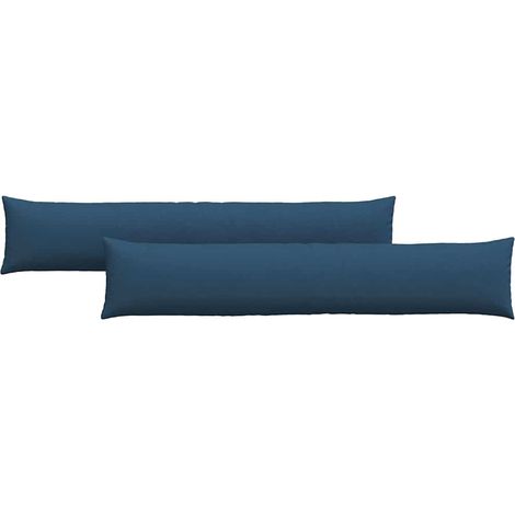 Maison Exclusive - Cuscini da Divano 2 pcs Blu 200 x 40 cm Tessuto