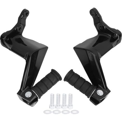 Potènes en Aluminium de Haute qualité, Repos Pliable avec du Caoutchouc gravé, Style Mince, Design élégant, Facilement installé pour les Motos Victoires, Vegas, Kinping, High (1/5)