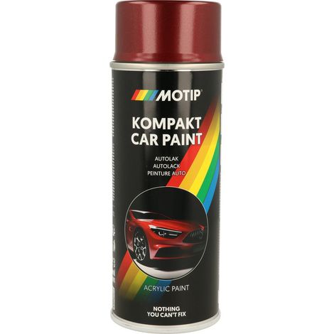 PEINTURE ACRYLIQUE KOMPAKT 51487 ROUGE METALLISE 400ML MOTIP