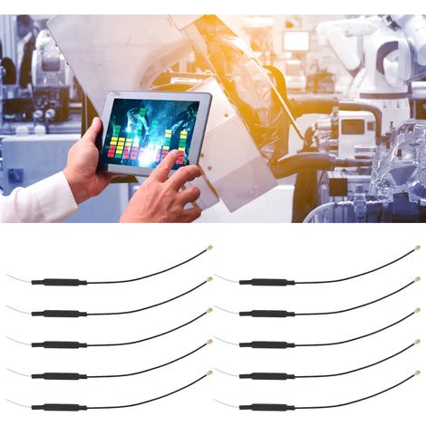 2,4-GHz-WLAN-Funkmodul mit Kupferrohrantenne, integrierter omnidirektionaler Antenne mit hoher Verstärkung, IPEX-Anschluss der ersten Generation (NZ-2.4G-TG-001). (1/5)