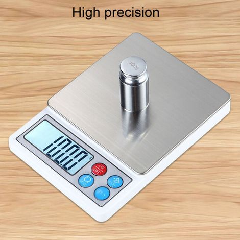 Balance numérique portable miniature 2 kg/0,1 g, balance électronique de haute précision pour la mesure-AquaForge