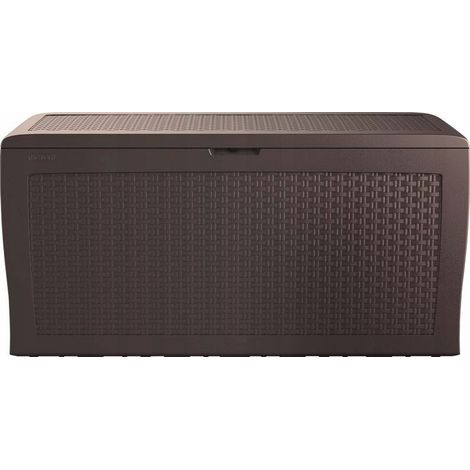 Caja de jardín Keter Samoa 270L Caja de ratán marrón (1/5)