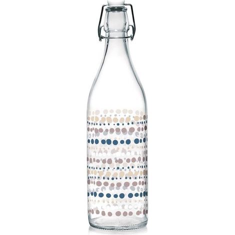 MAURY'S BOTTIGLIA LOOK CON POIS COLRATI CON TAPPO A CHIUSURA ERMETICA 1LT